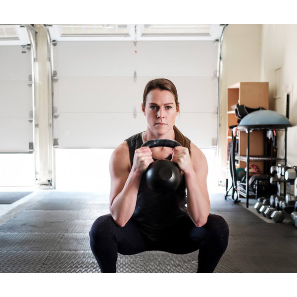 WF Athletic Supply Extra Thick Interlocking Exercise Foam Mats, 3/4